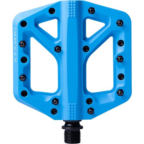 Crankbrothers - Stamp 1 - Pedals - Platform - Composite - 9/16" - Blue - Small