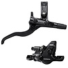 Shimano BL-M4100(R), BR-MT410(R), REAR disc brake assembly w/ adapter, resin pad w/o fins, 1700mm hose (SM-BH59-SS BLACK), w/ connector insert