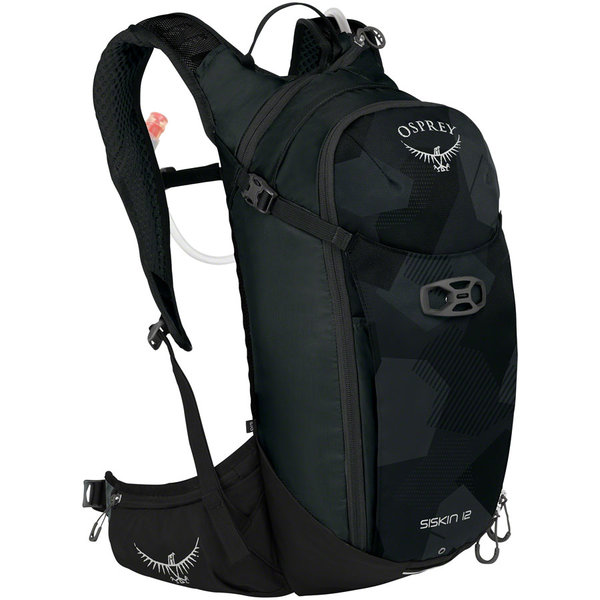 Osprey Osprey Siskin 12 Hydration Pack: Obsidian Black