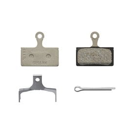 Shimano Shimano G05S-RX resin disc brake pad w/o fin, w/ spring, w/ split pin (PAIR) (EBPG05SRXA)