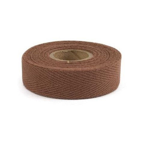 Newbaum's - Cotton Cloth Handlebar Tape - 21mm, 10 feet long - Brown (Single Roll)