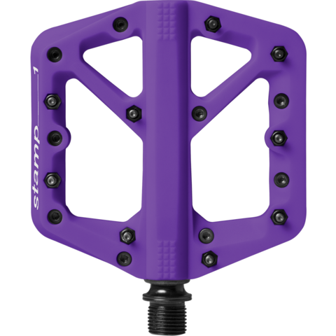Crank Brothers - Stamp 1 - Pedals - Platform - Composite - 9/16" - Purple - Small