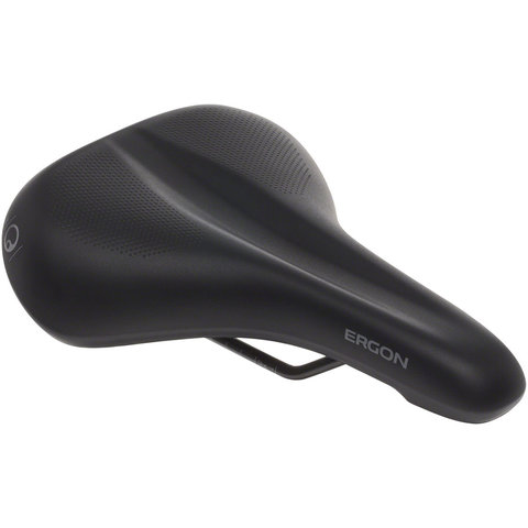 Ergon ST Gel Saddle - Chromoly Rails Men's Medium/Large BLACK