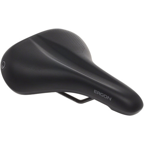 Ergon ST Gel Saddle - Chromoly Rails Men's SMALL/MEDIUM - BLACK