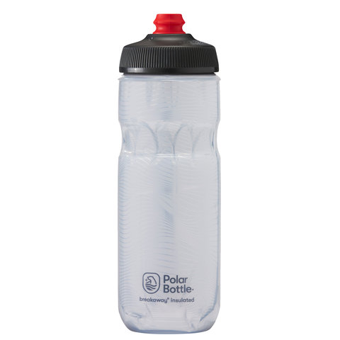 Polar Bottle Breakaway Water Bottle 20oz - Jersey Knit - WHITE