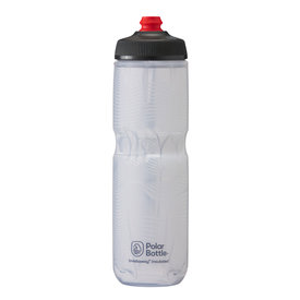Polar Bottle Polar Bottle Breakaway Water Bottle, 24oz - Jersey Knit - WHITE