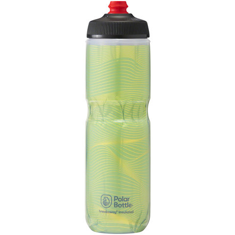 Polar Bottle Breakaway Water Bottle, 24oz - Jersey Knit - HIGHLIGHTER