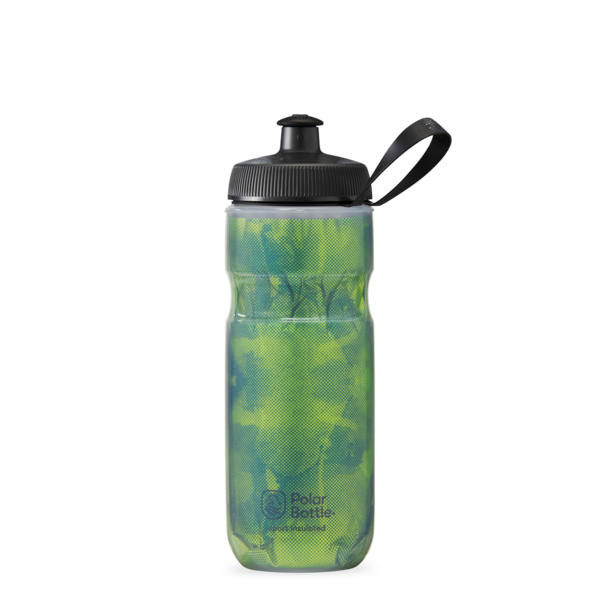 Polar Bottles Polar Bottles Sport Insulated Fly Dye Water Bottle - Lemon Lime 20oz