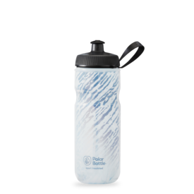 Polar Bottle Polar Bottle Sport Cap Insulated Water Bottle, 20oz - Nimbus - STORM CHARCOAL/WHITE