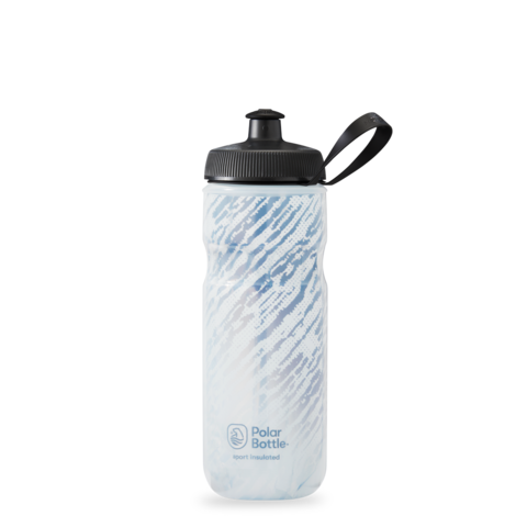 Polar Bottle Sport Cap Insulated Water Bottle, 20oz - Nimbus - STORM CHARCOAL/WHITE