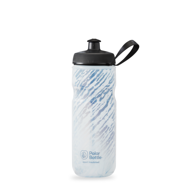 Polar Bottle Polar Bottle Insulated Water Bottle, 20oz - Nimbus - STORM CHARCOAL/WHITE