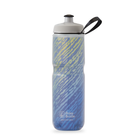 Polar Bottle Sport Cap Insulated Water Bottle, 24oz - Nimbus - MOONLIGHT BLUE/GOLD