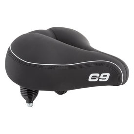 CLOUD-9 Cloud 9 C9 Cruiser Select Airflow Soft Touch Vinyl Bicycle Comfort Saddle BLACK