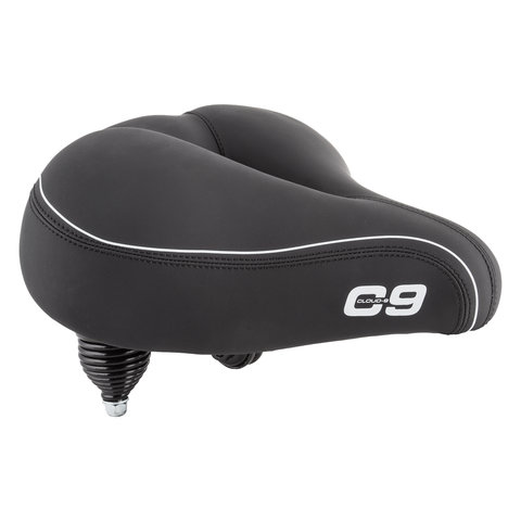 Cloud 9 Cruiser Select Airflow Soft Touch Vinyl Bicycle Comfort Saddle BLACK