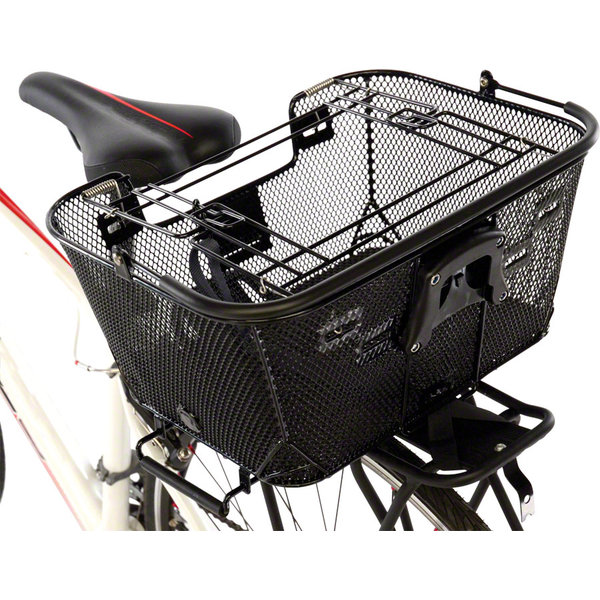 AXIOM Axiom Bicycle Pet Basket with Rack and Handlebar Mounts BLACK