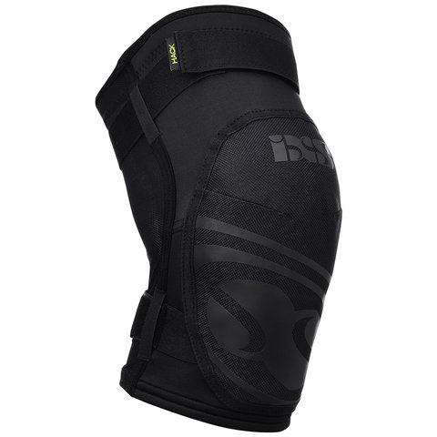 iXs Hack EXO+ Knee Armor protective pads, LARGE - BLACK
