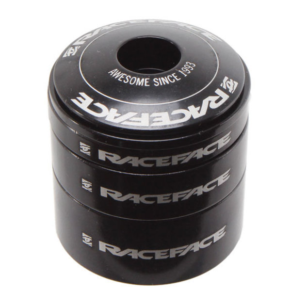  Race Face Headset Spacer Kit with Top Cap, Aluminum - BLACK