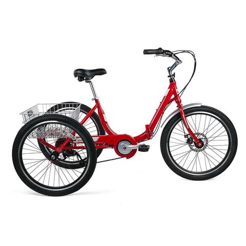 EVO Latitude 8 speed, 24" wheel trike, Adult Tricycle - RED