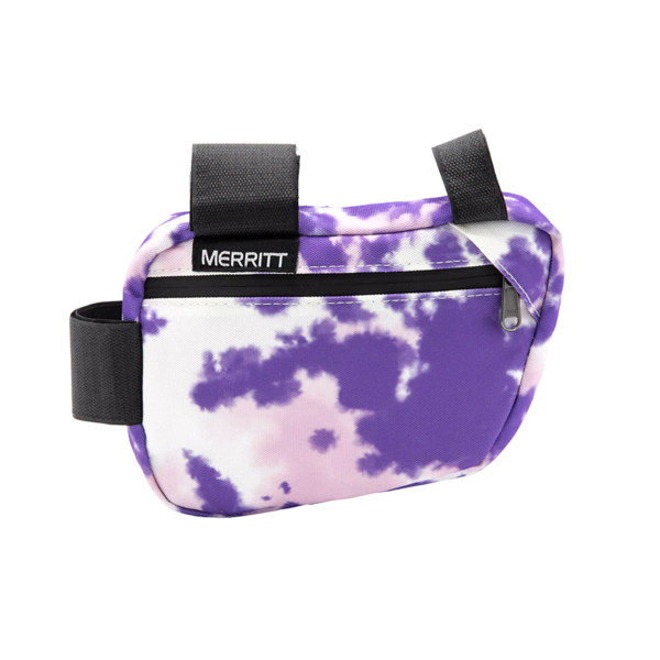 Merritt Merritt Corner Pocket MKII Bicycle Frame Bag - PURPLE TIE DYE