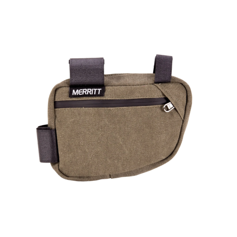 Merritt Corner Pocket MKII Bicycle Frame Bag - MILITARY GREEN (CANVAS)