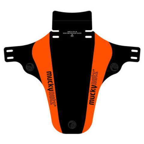 Mucky Nutz Face MTB front fender (V2) - ORANGE