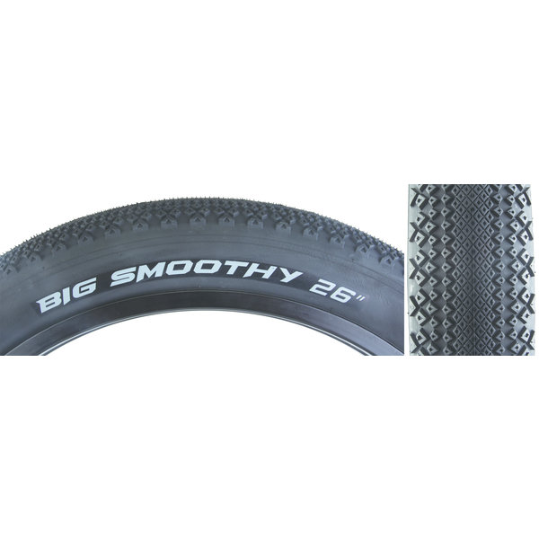 ARISUN Arisun 26" X 4.0" Big Smoothy tire wire bead BLACK