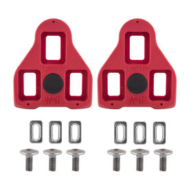 EXUSTAR Exustar ARC1 Look Delta 9° Float pedal cleats (PAIR) - RED