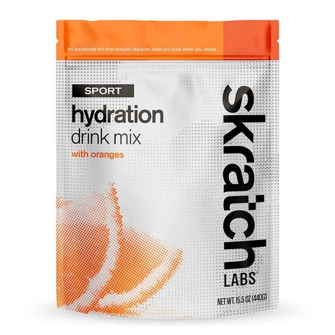 Skratch Labs, Sport Hydration Drink, Drink Mix, Orange, 1 lb Pouch, 20 servings