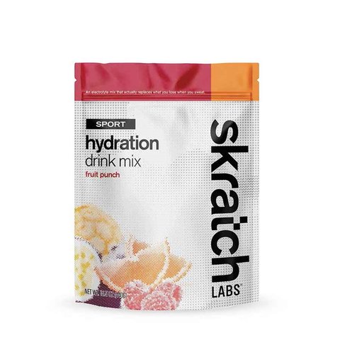 Skratch Labs, Sport Hydration Drink, Drink Mix, Fruit Punch, 1 lb Pouch, 20 servings