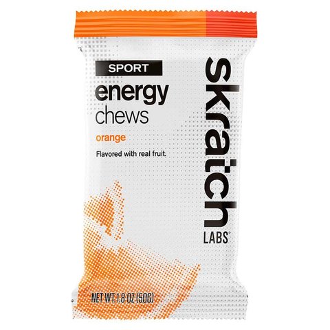 Skratch Labs, Sport Energy, Chews, Orange (SINGLE SERVING)