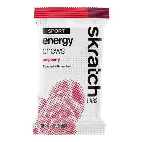 Skratch Labs, Sport Energy, Chews, Raspberry (SINGLE SERVING)