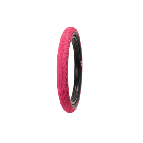 Theory Proven 20" X 2.4" BMX bicycle tire, wire bead PINK