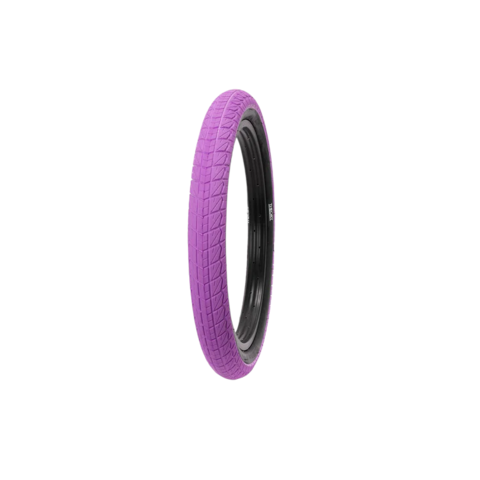 Theory Proven 20" X 2.4" BMX bicycle tire, wire bead PURPLE