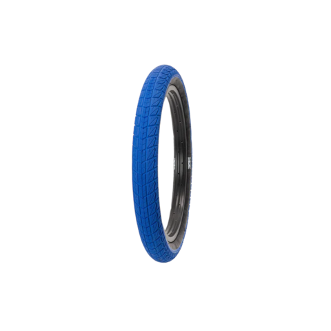 Theory Proven 20" X 2.4" BMX bicycle tire, wire bead BLUE