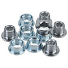 Chromoly chainring bolts for BMX bicycle - set of 5 - CHROME