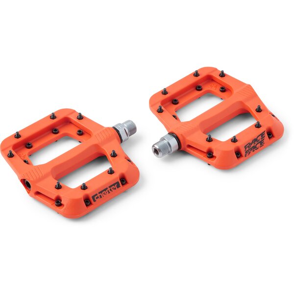  Race Face - Chester - Pedals - Platform - Composite - 9/16" - Orange - Replaceable Pins
