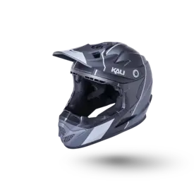 Kali Protectives Kali - Zoka - Full Face Helmet - Matte Black/Grey Stripe