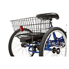 Sun Seeker 24" E350 Single Speed Electric Trike Tricycle (BLUE METALLIC)