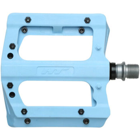 HT Components PA12A Pedals - Platform, Composite, 9/16", Sky Blue