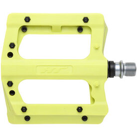 HT Components HT Components PA12A Pedals - Platform, Composite, 9/16", Neon Green (Yellow?)