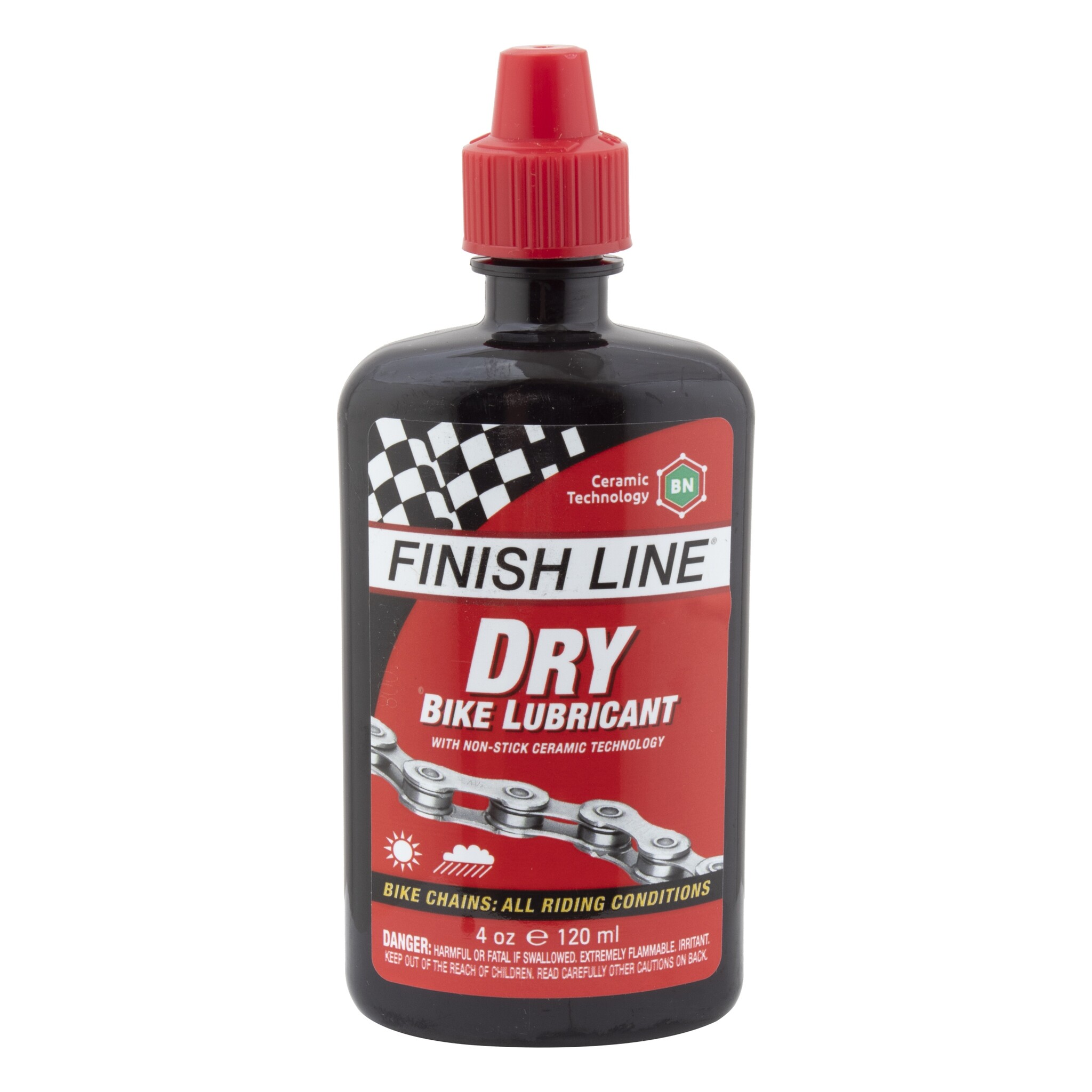 Finish Line Dry Lube w/ Ceramic Technology 4oz Drip Bottle
