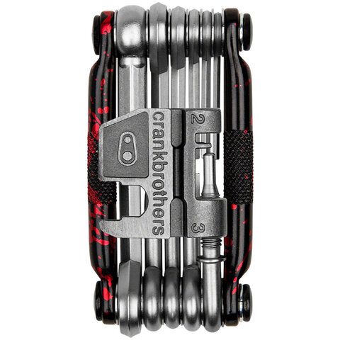Crankbrothers M17 Multi Tool - Limited Edition, Splatter Paint Red