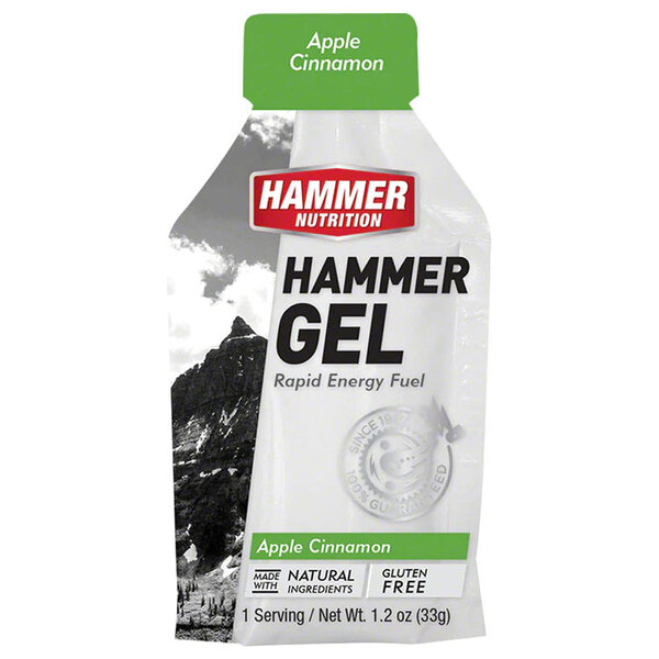 Hammer Nutrition Hammer Gel, Apple-Cinnamon, 1.2oz (EACH)