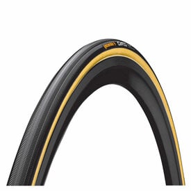 Continental Continental 700 X 22 Giro Tubular (SEW UP)  BLACK tread/TAN skinwall sidewall