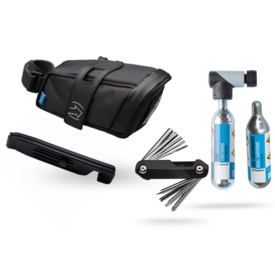 PRO Components PRO Components Combipack Micro CO2 Inflator, Mini Saddlebag, Tire Levers, 10 Function Multitool