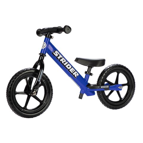 Strider 12" SPORT balance bicycle w/ XL seatpost BLUE