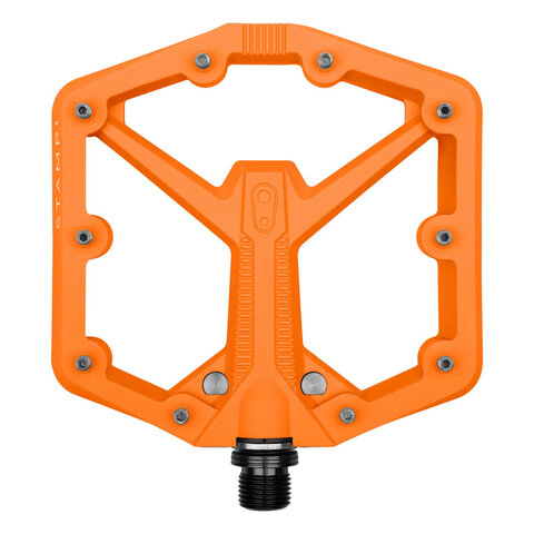 Crankbrothers - Stamp 1 (GEN 2) - Pedals - Platform - Composite - 9/16" - Orange - Large