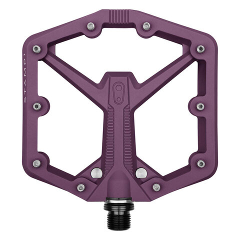 Crankbrothers - Stamp 1 (GEN 2) - Pedals - Platform - Composite - 9/16" - Plum Purple - Large