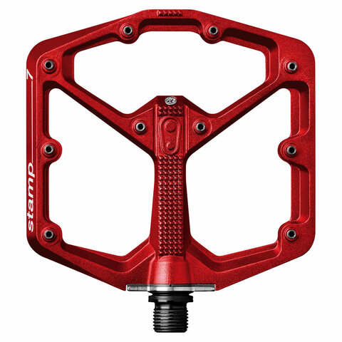 Crankbrothers - Stamp 7 - Pedals - Platform - Aluminum - 9/16" - Red - Small