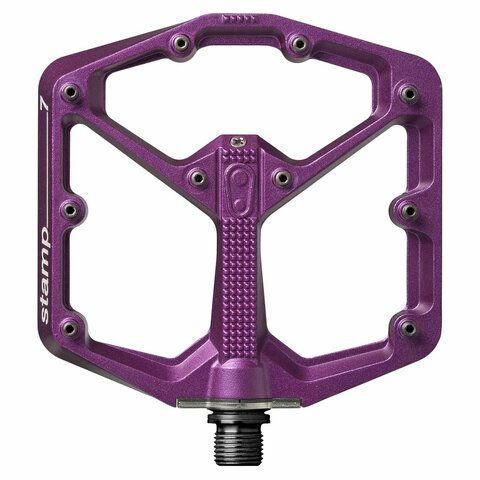 Crankbrothers - Stamp 7 - Pedals - Platform - Aluminum - 9/16" - Purple - Small